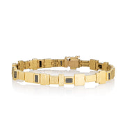 Todd Reed bracelet in 18k yellow gold, baguette diamonds (~1.86ct)